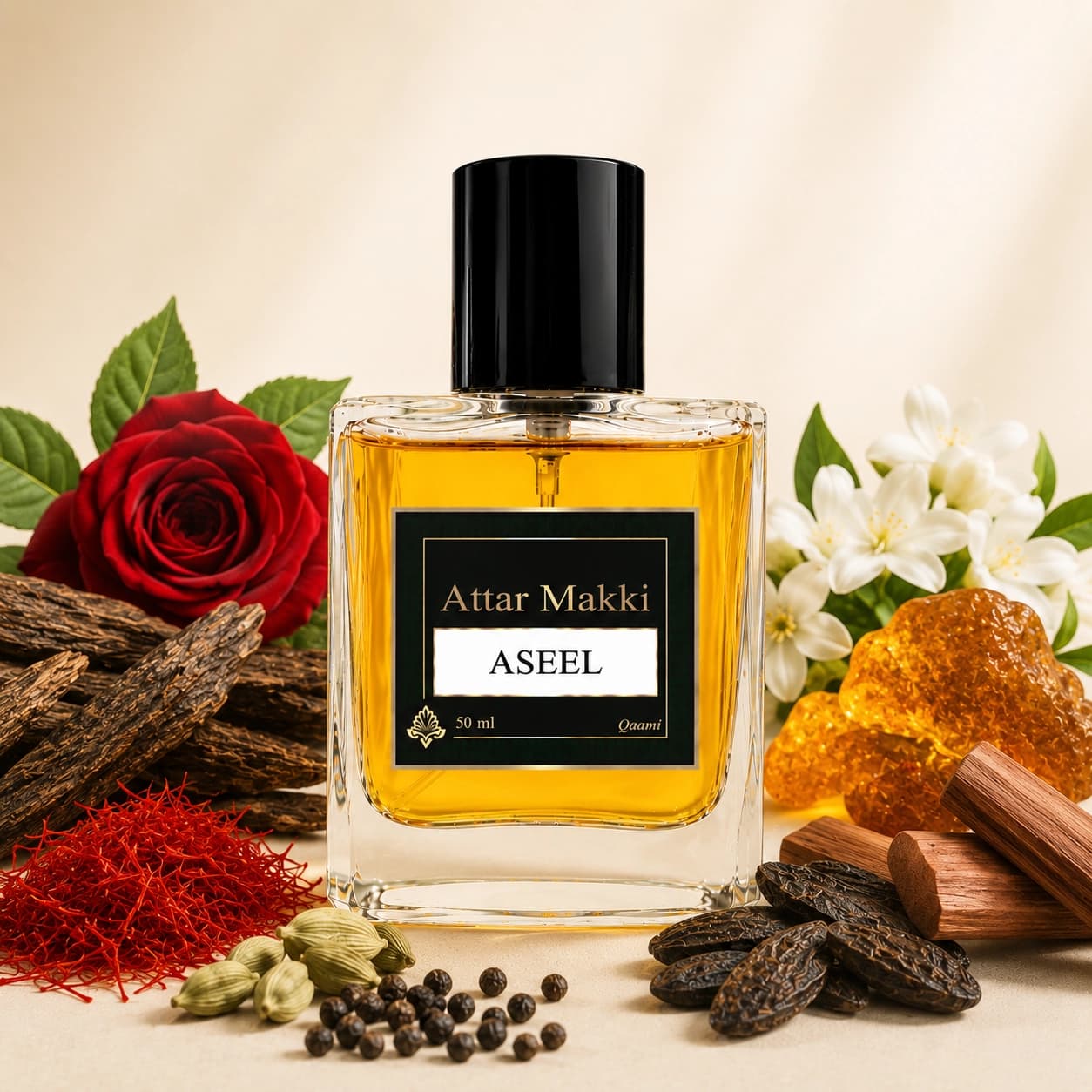 Aseel perfume bottle — Oud · Oriental — Attar Makki Karachi
