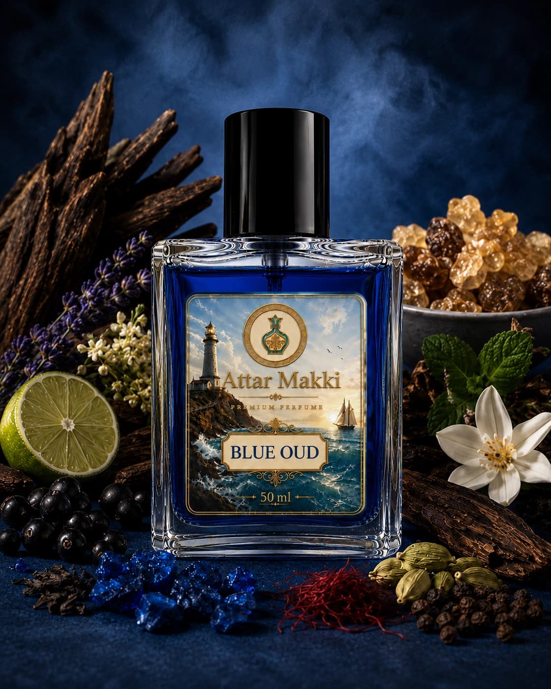 Blue Oud perfume — Oud · Fresh fragrance