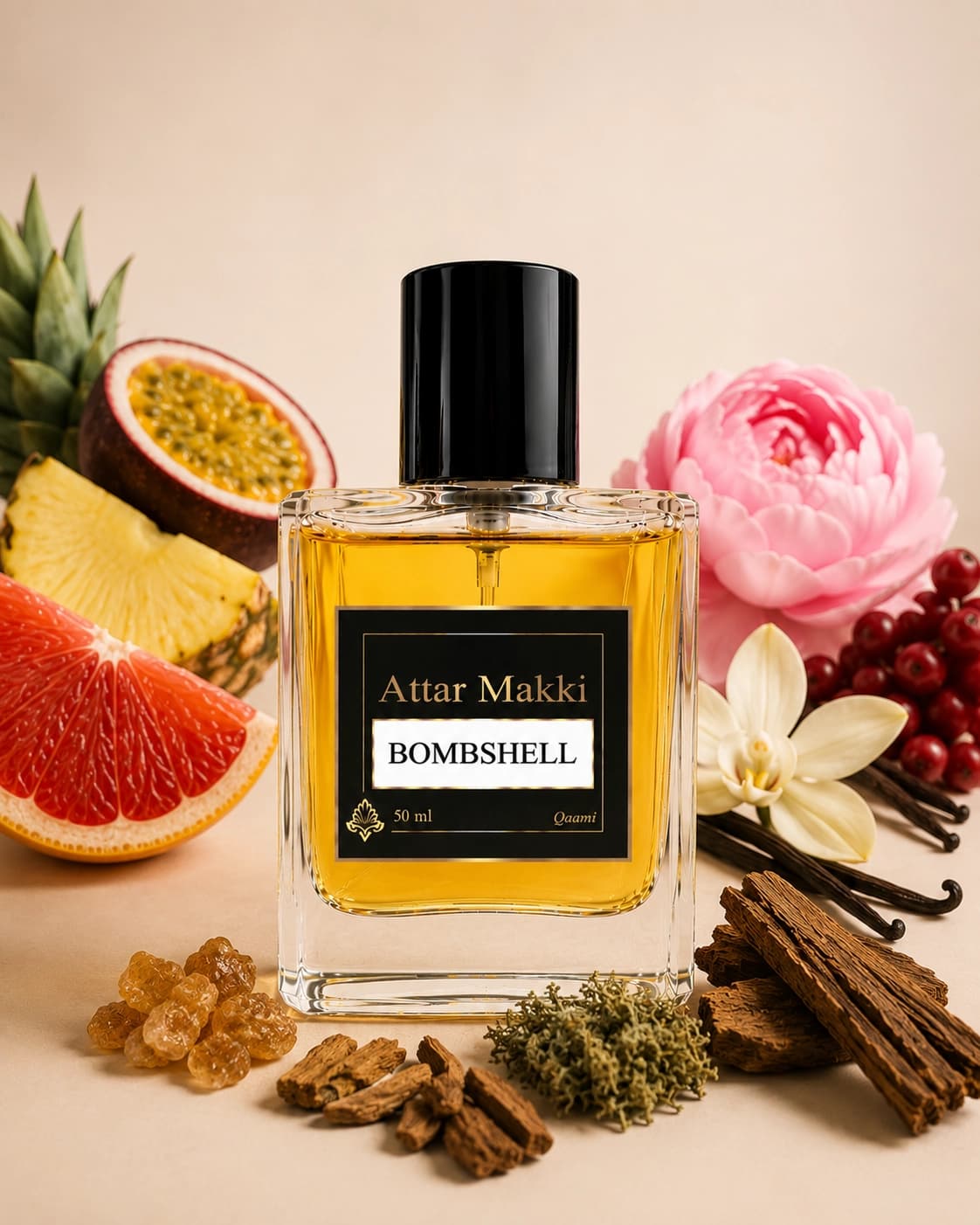 Bombshell perfume bottle — Fruity · Sweet — Attar Makki Karachi