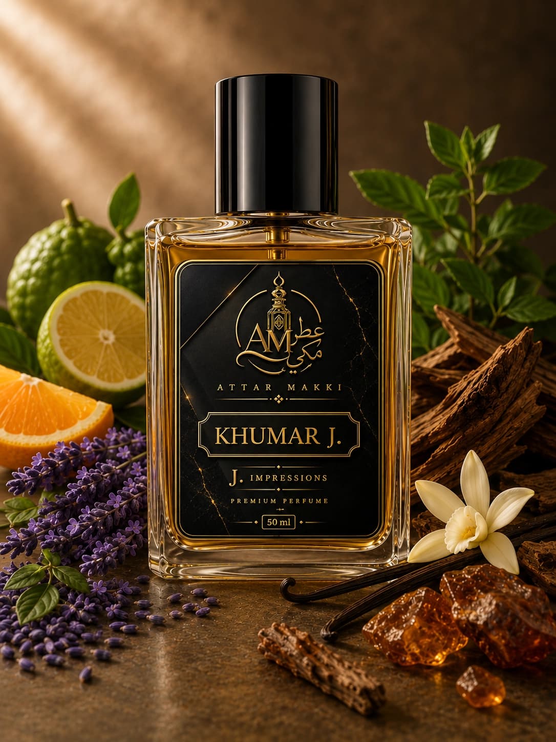 Khumar J. perfume — Oriental · Musk fragrance
