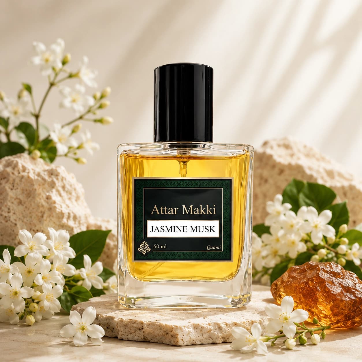 Jasmine Musk perfume bottle — Floral · Musk — Attar Makki Karachi
