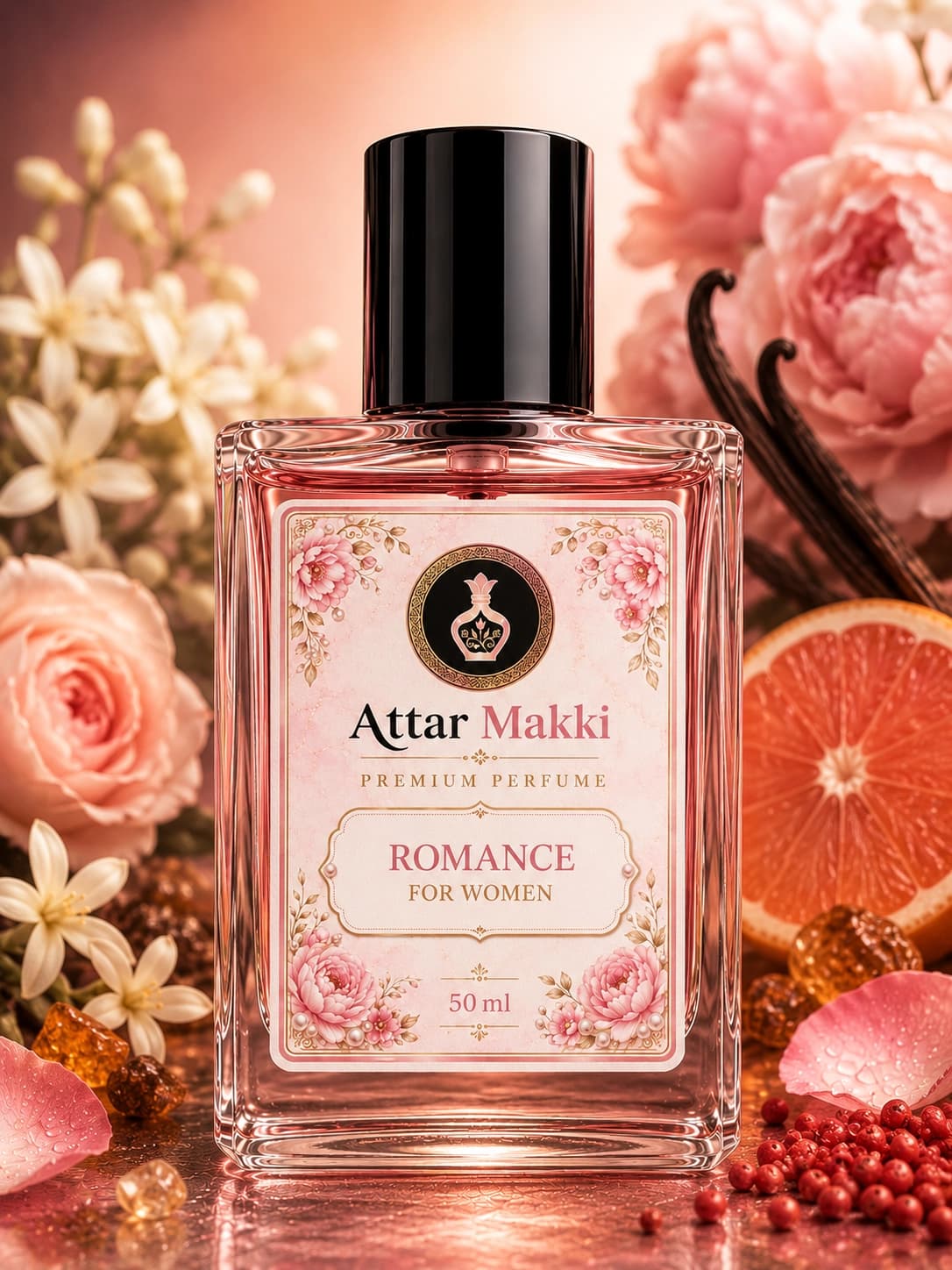 Romance For Women perfume bottle — Floral · Musk — Attar Makki Karachi