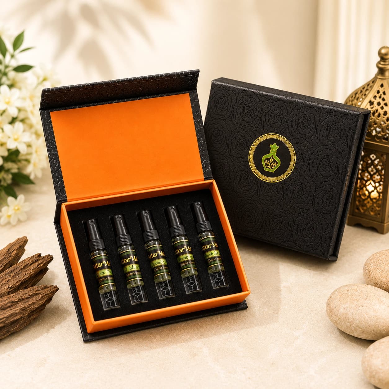 Tester Set — 5 Mini Sprays perfume bottle — Discovery Set · 5 Scents — Attar Makki Karachi
