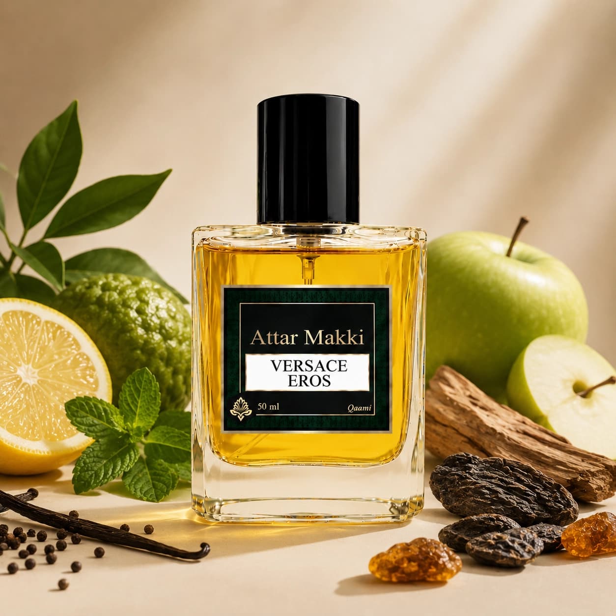 Versace Eros Men perfume bottle — Woody · Fresh — Attar Makki Karachi